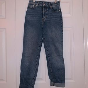 & DENIM - HIGH WAISTED MOM JEANS